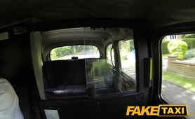 FakeTaxi: Married girl makes up for pissing on taxi seats
