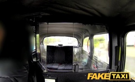 FakeTaxi: Exotic stunner in office break taxi pleasure