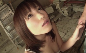 pretty Japanese young 18+ gulps her lover's hard dick by bj Fantasies from Japan