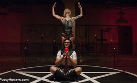 Sami Price Penny Barber in Penny Barber Summons Baphomet To Seek On Step mother Superior - TSPussyHunters