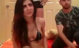 Turkish lady boy Nora Suer (Lena) fucks 3